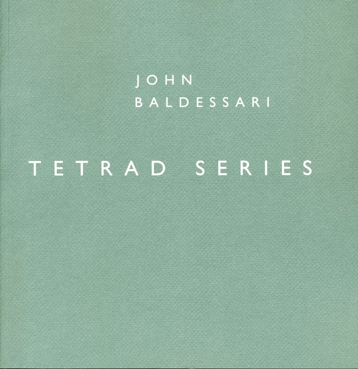 John Baldessari: Tetrad Series