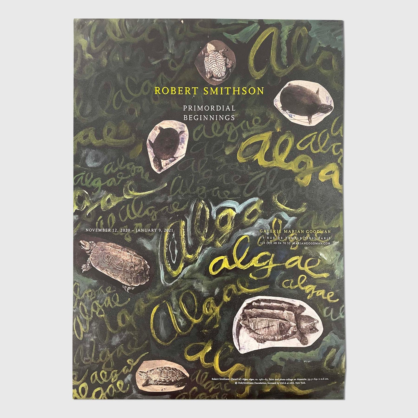 Robert Smithson - Primordial Beginnings Poster